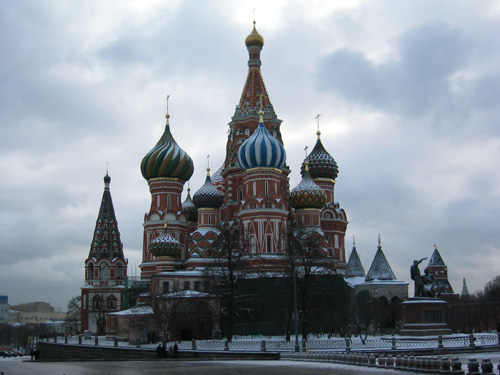 St.-Basil Kathedrale im Winter